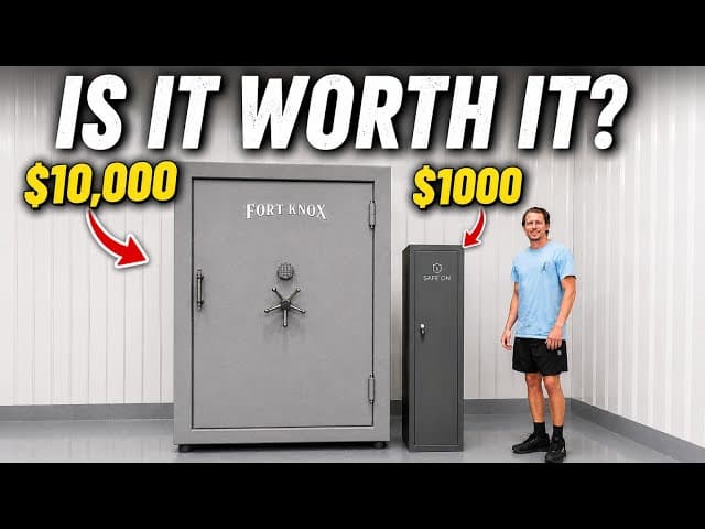 $10,000 vs $1000 Safe | Fort knox Review