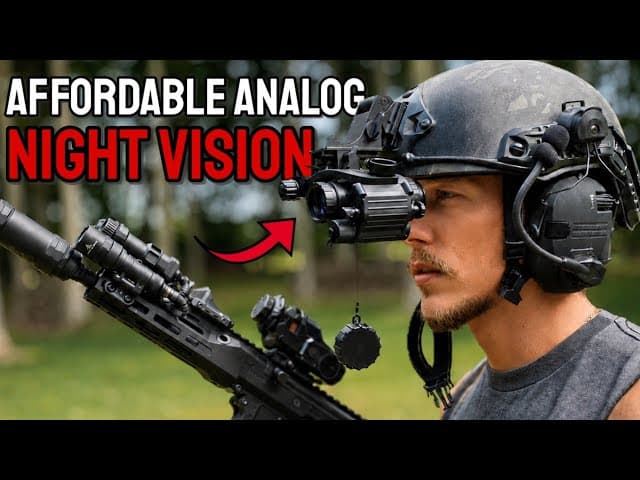 Budget White Phosphor Night Vision That Doesn't Suck | Parish Optic PVS-14