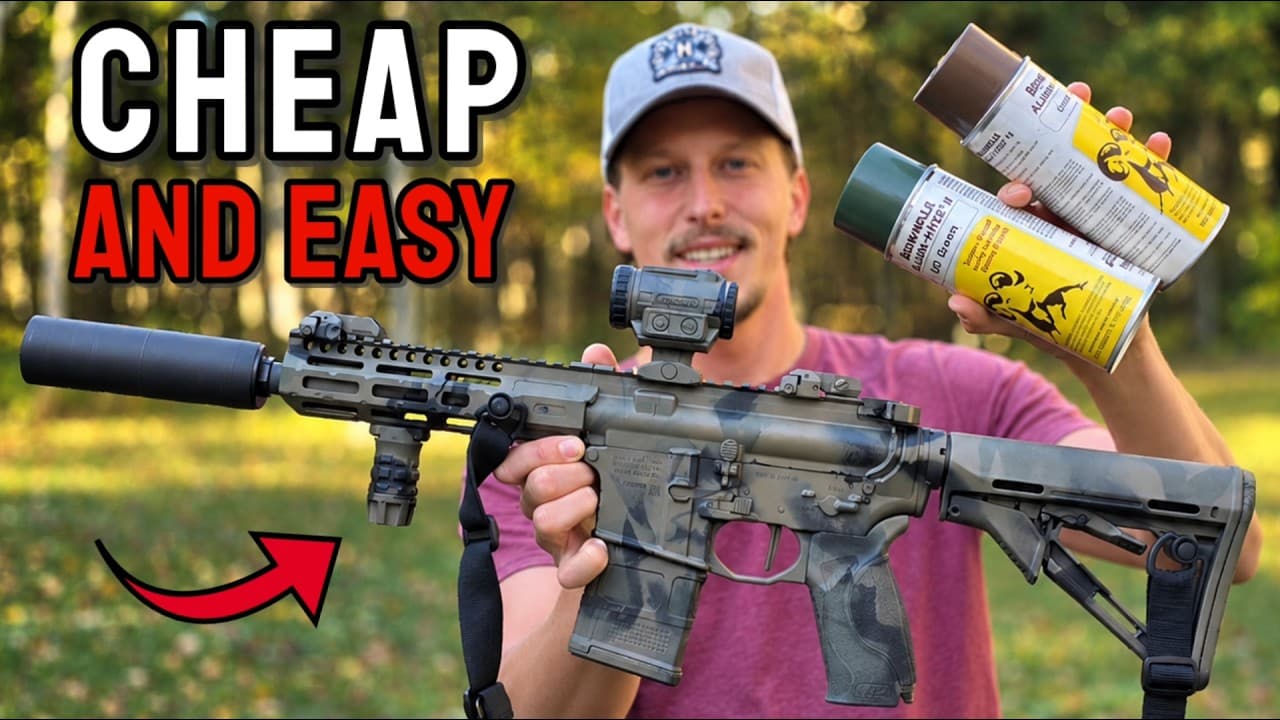 Easiest Way To Spray Paint Rifle