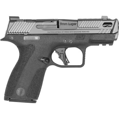 Pc M&P Shield X Carry Comp 9mm Luger Semi-Auto Handgun - Pc M&P9 Shld Xcarry Comp 9mm 3.6'''' Nts (1)13(1)15rd Mags Blk