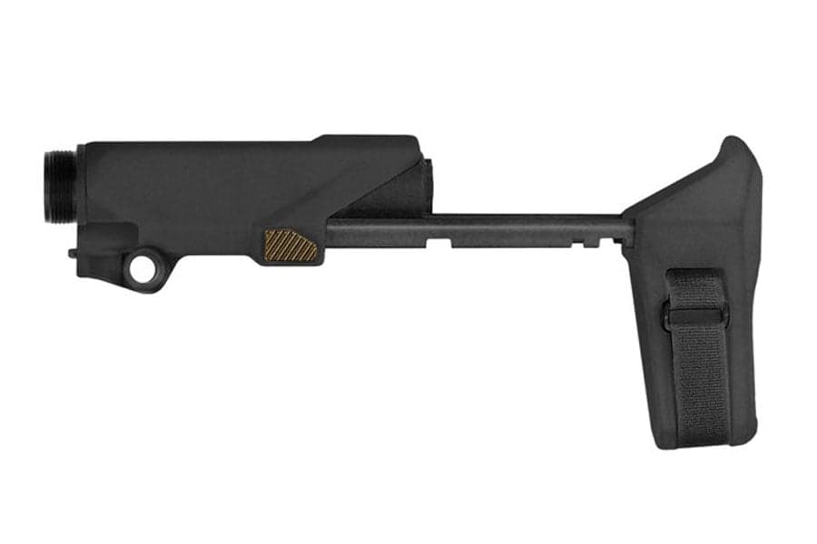 SB Tactical HBPDW 9mm Stabilizing Brace With Buffer Assembly, Black - HBAR9-01-SB